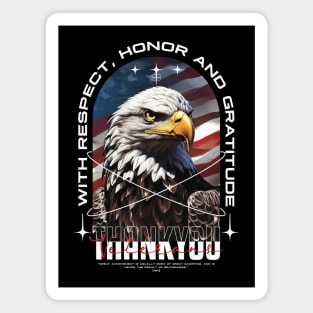 Eagle Memorial Day Magnet